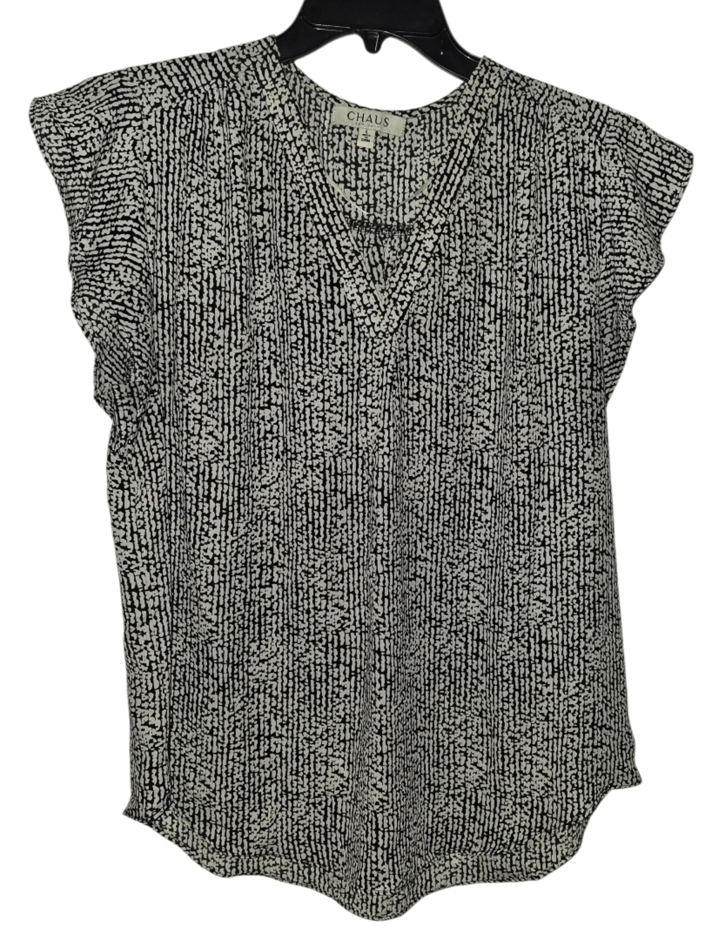 Chaus New York Short Sleeve Blouse Size Large